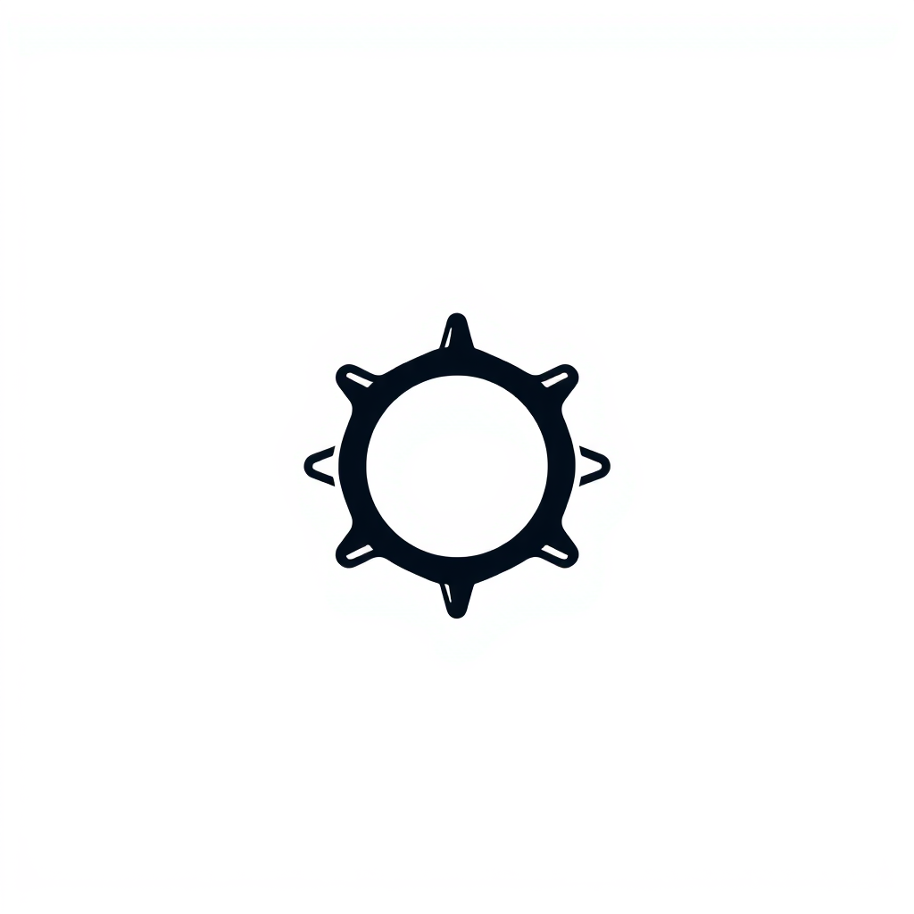 Main logo studio: Create a computer image logo with a white background