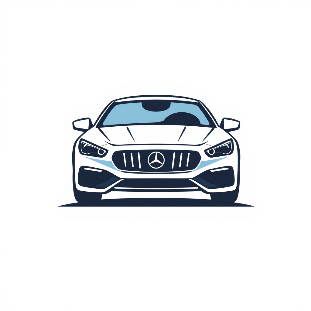 Main logo studio: a logo of new car dealership that sells cars