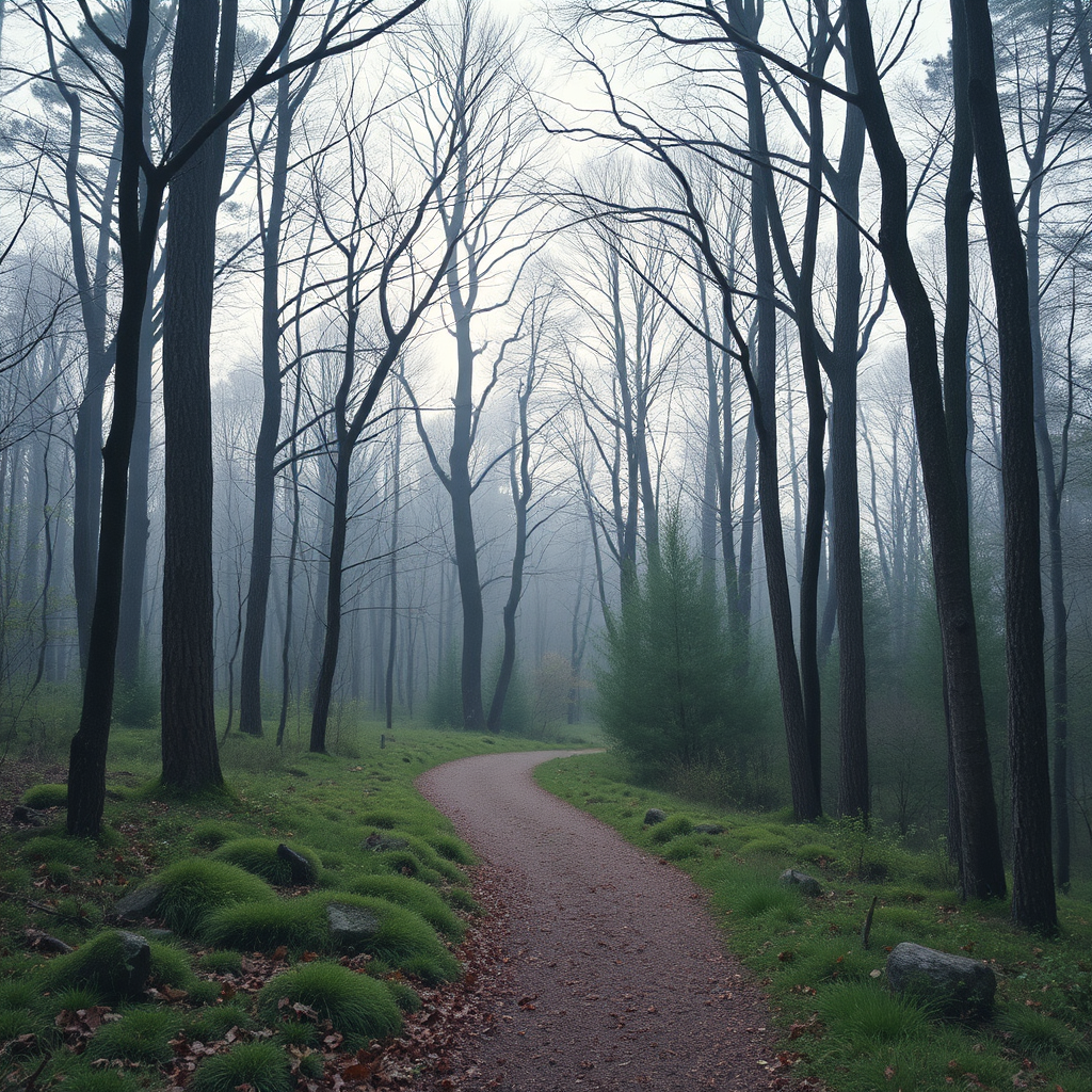 Main logo studio: A path in the books, that feels like a path in the woods