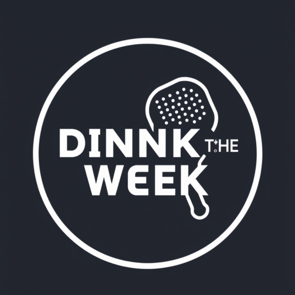 Main logo studio: DINKS OF THE WEEK is the pickleball club that needs unique, well thought, minimalist, and aesthetic logo that has all DINKS OF THE WEEK words in it