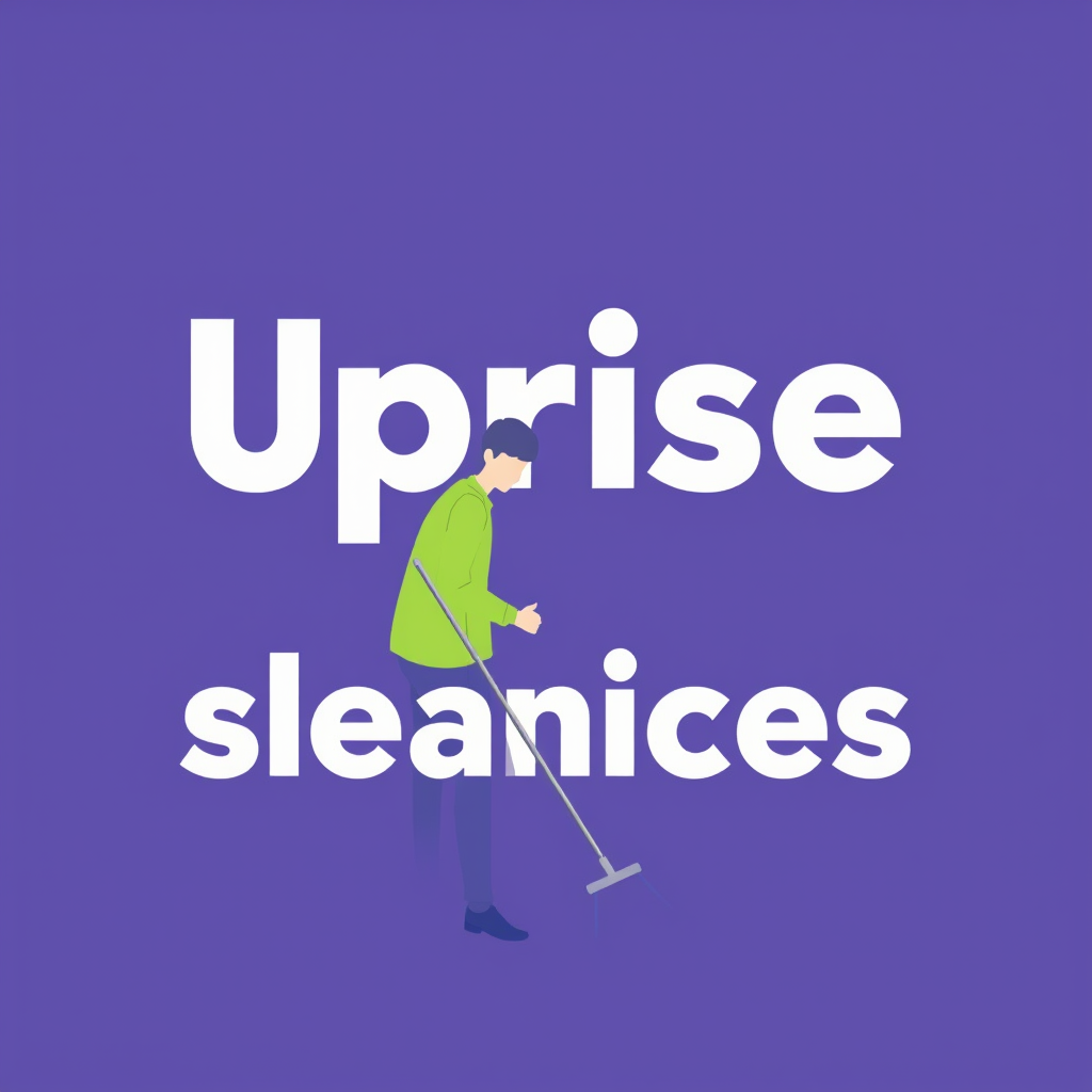 Main logo studio: Uprise cleaning - is about cleaning services