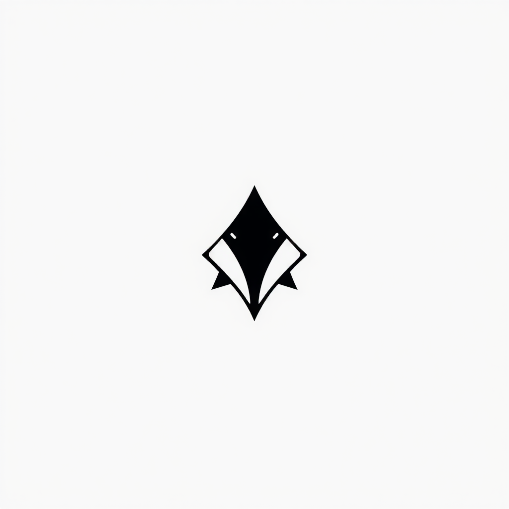 Minimalist Logo idea: minimalist logo, simple geometric mark for Minimalist geometric streetwear emblem. Bold, subtle, mysterious, and slightly distressed. Abstract shape w