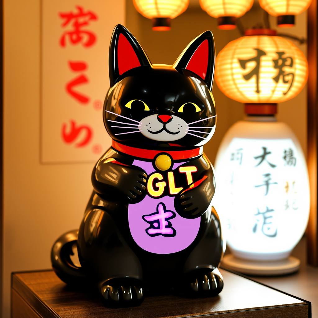 Main logo studio: name is "TGLT" in manekineko