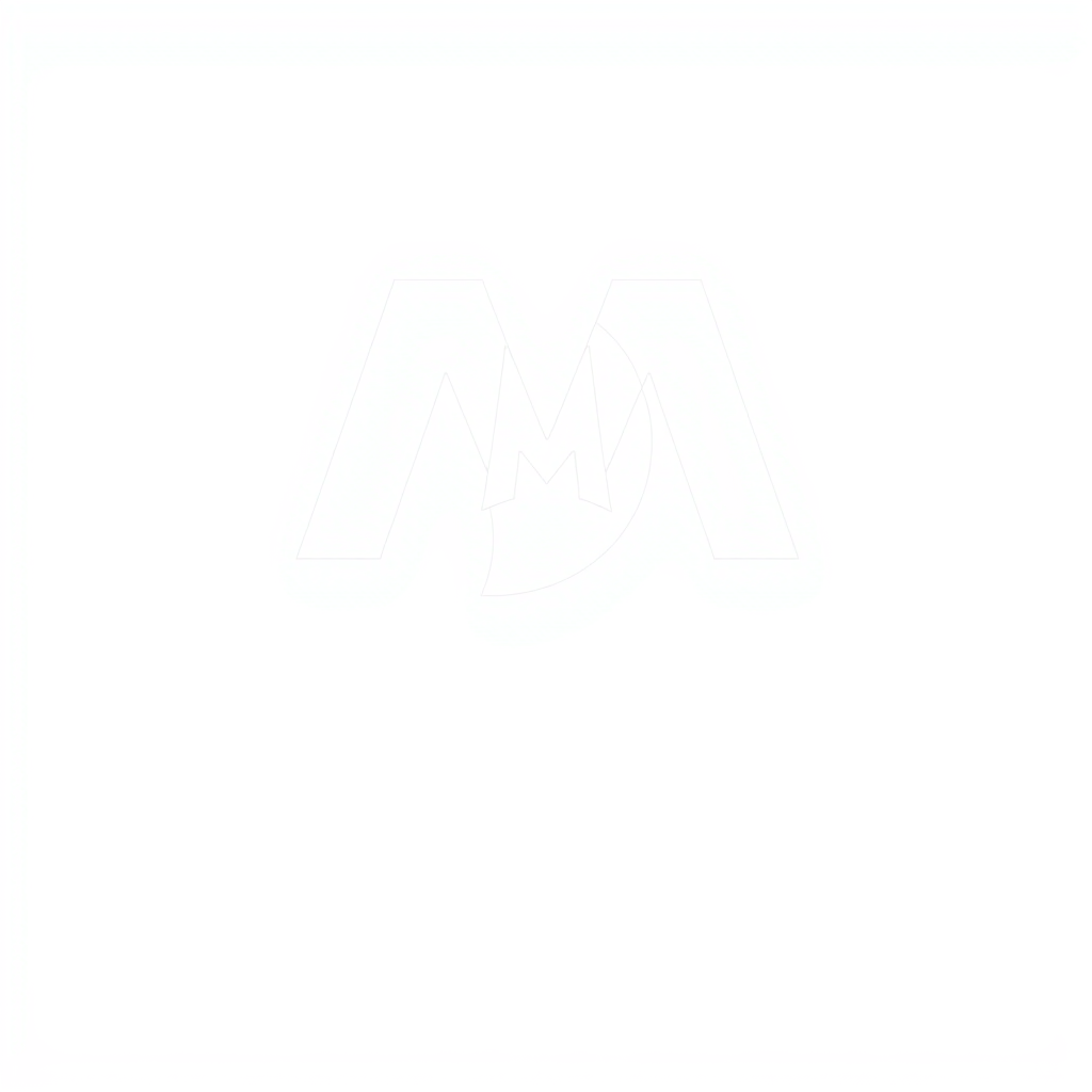 Main logo studio: Create a highly creative monogram logo by seamlessly fusing the letters "M" and "I" into one unique symbol. The two letters must remain recognizable w