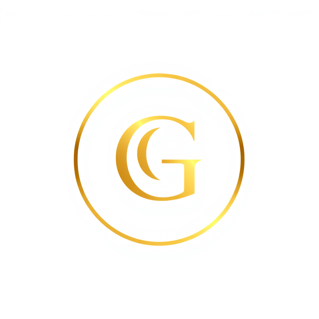 Monogram Logo idea: monogram logo combining the letters elegant monogram logo combining letters B and G , gold, luxury brand , elegant intertwined letterforms, flat vecto