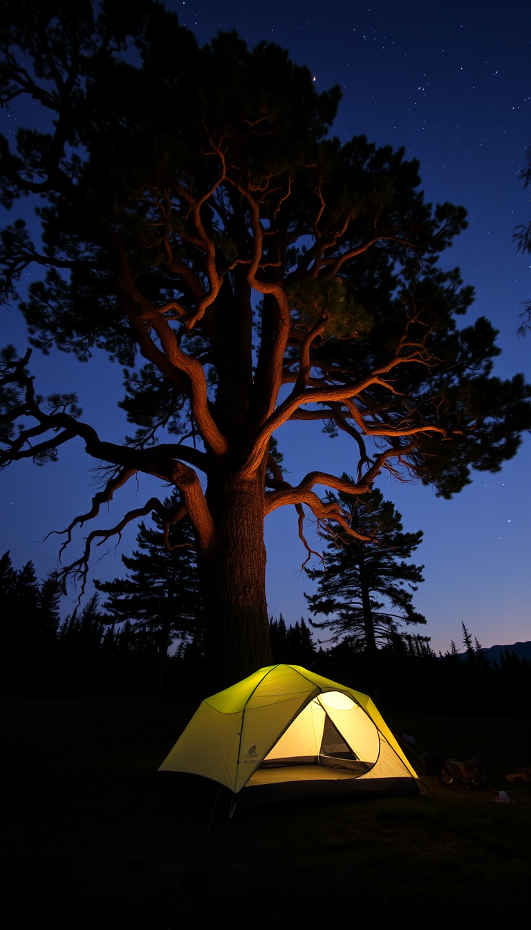 Main logo studio: Big tree Camping
