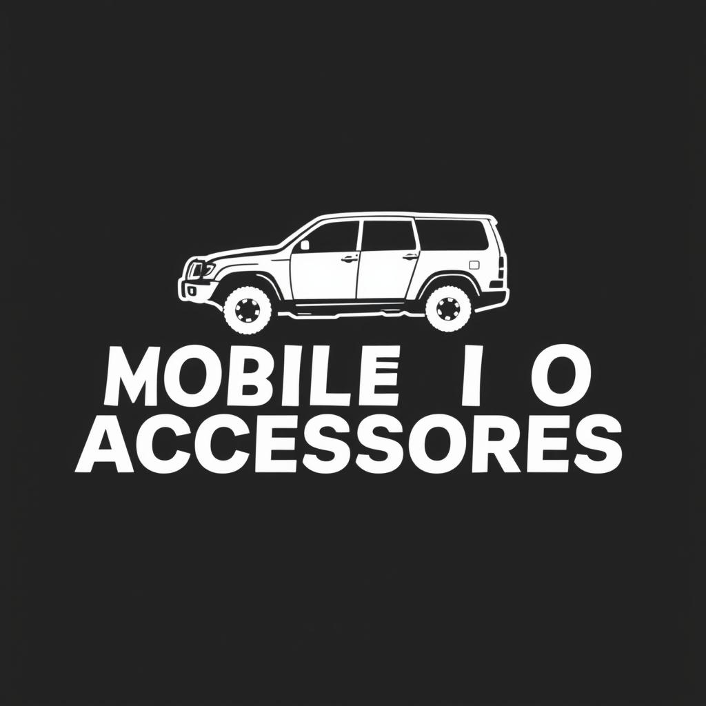 Main logo studio: Professional logo for a mobile vehicle accessory installation business called “MOBILE AUTO ACCESSORIES”. Create a clean, bold, modern automotive logo.