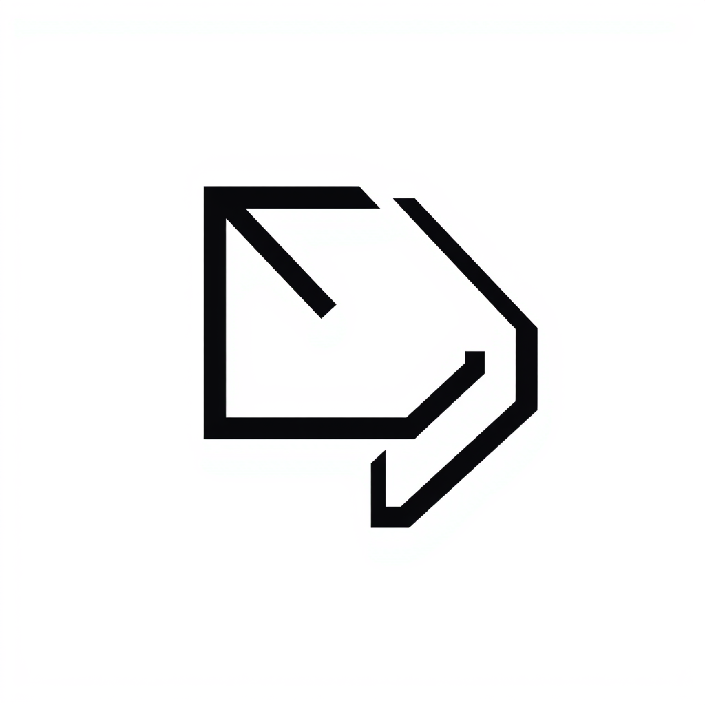 Main logo studio: Create a highly distinctive abstract logo for "SHAHICO". Develop an intelligent geometric symbol where the letters "S" and "H" are hidden within an ab