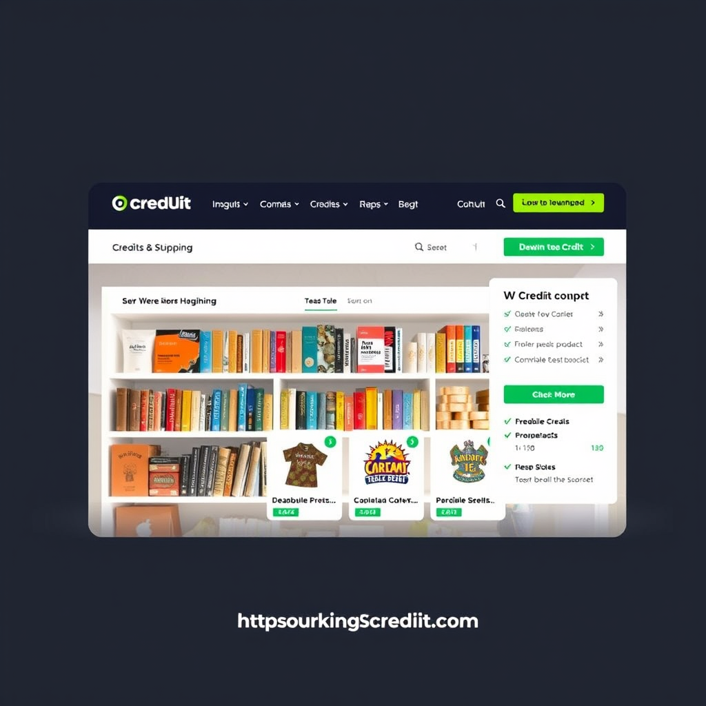Main logo studio: credit store website