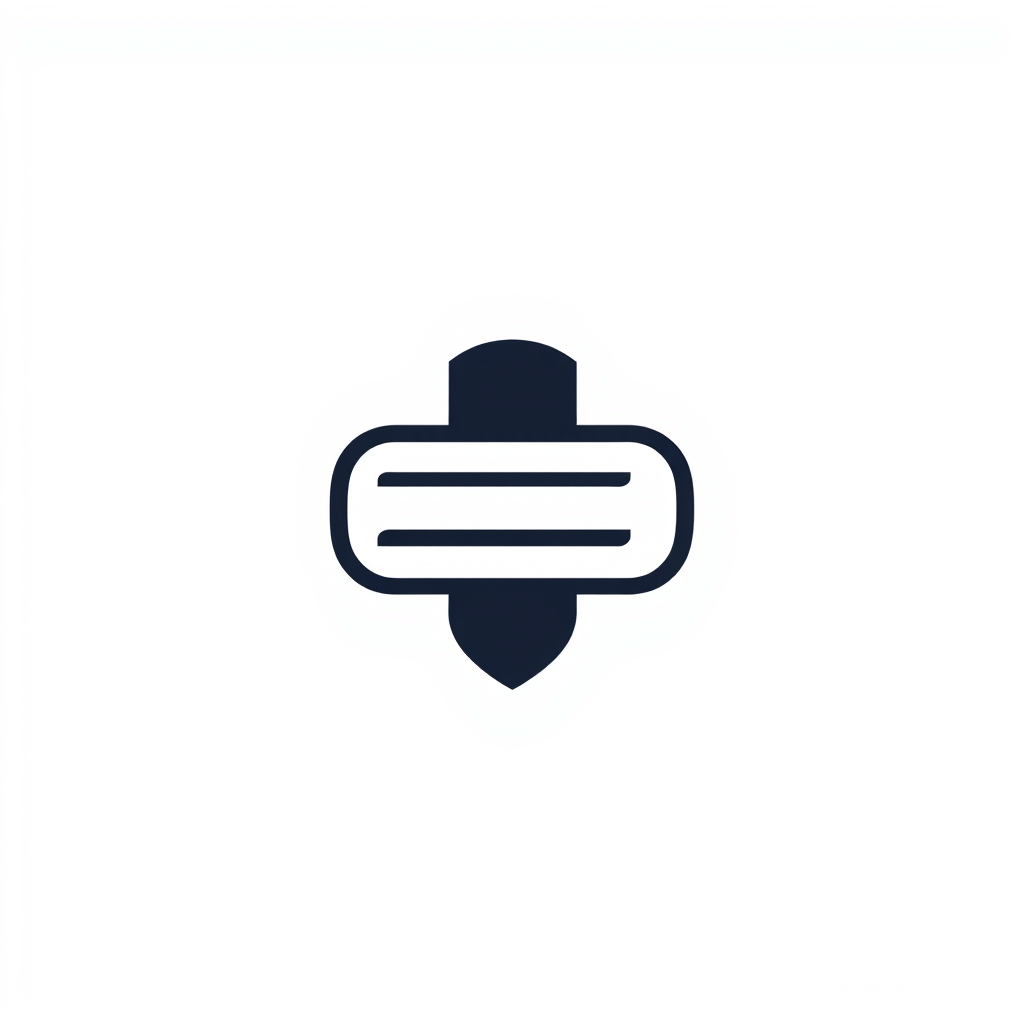 Minimalist Logo idea: minimalist logo, simple geometric mark for Modern minimalist "Sport Capsule" monogram logo for a sports media brand. Bold, clean, energetic, memorable