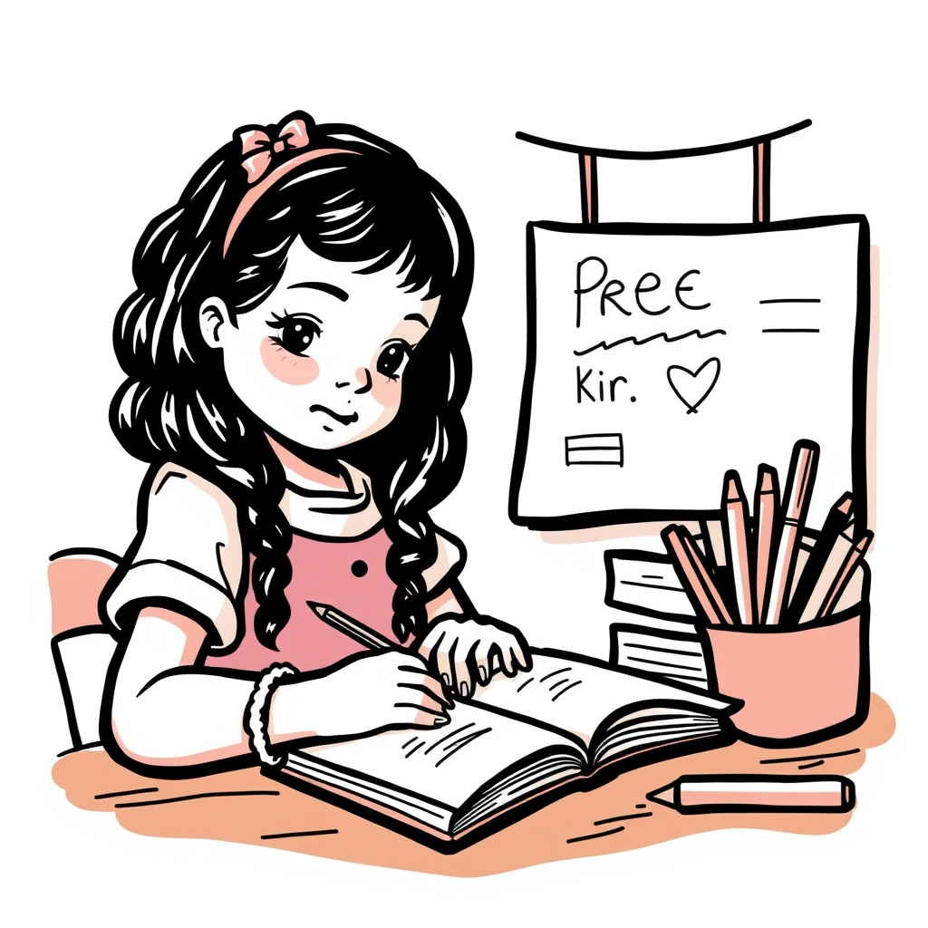Main logo studio: Freegirl Homeschool