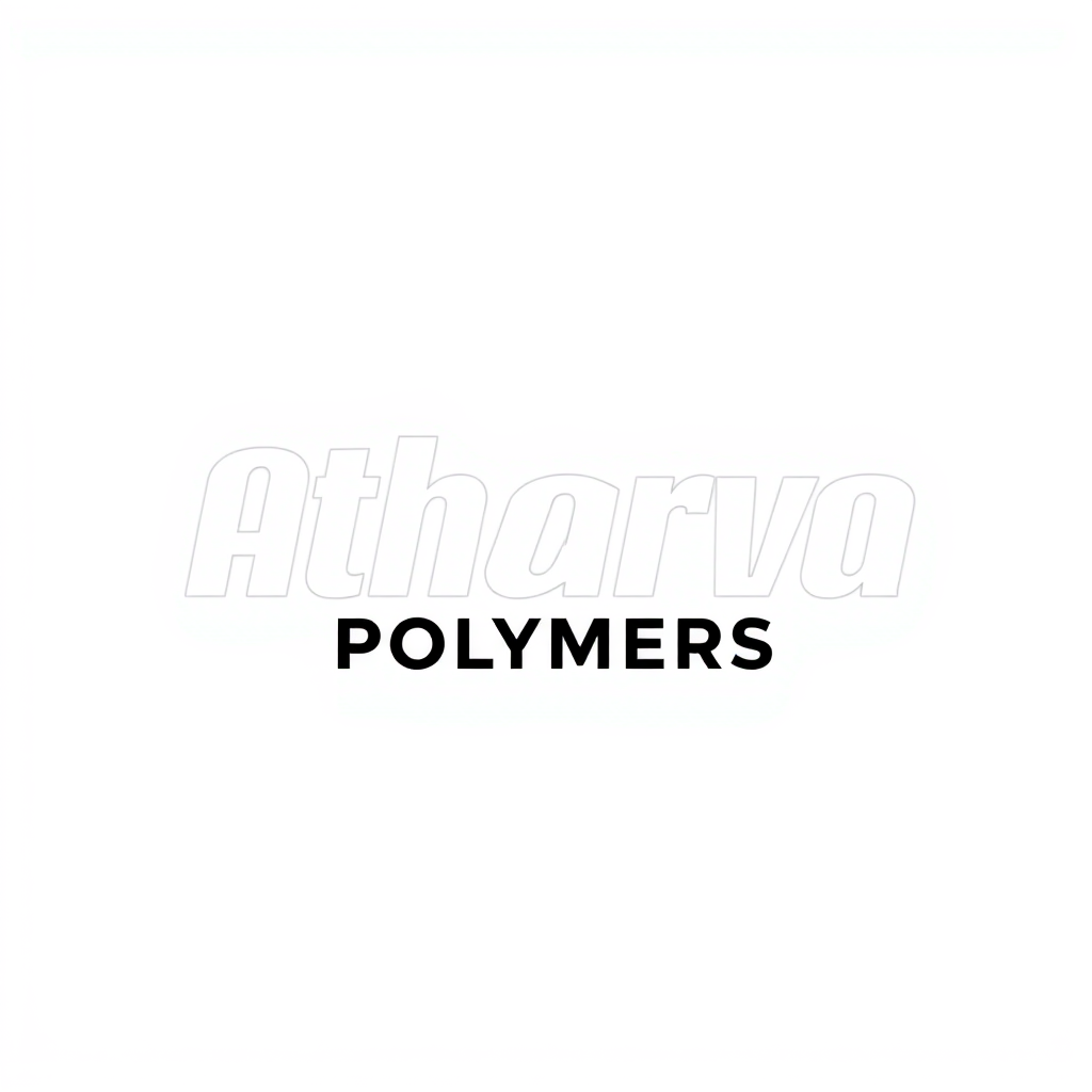 Main logo studio: Make a logo for Atharva Polymers, white background, the names should be stylish not bold ,