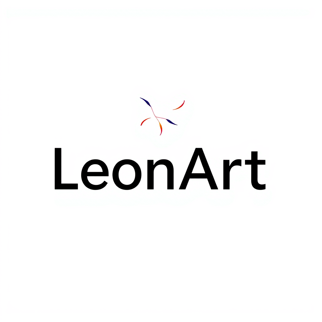 Main logo studio: Crie uma identidade visual profissional para a marca LeonArt, uma empresa de papelaria personalizada, design criativo e impressão 3D. Quero uma logo m