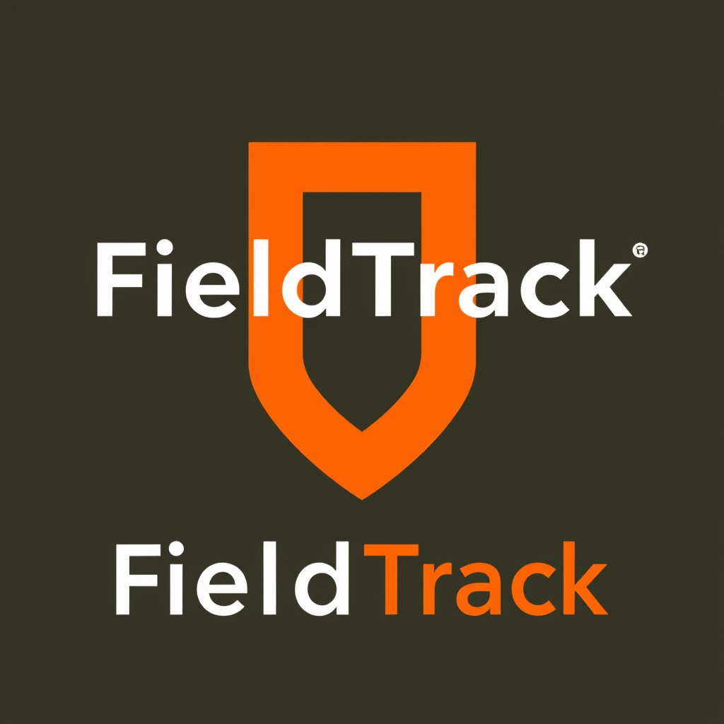Main logo studio: FieldTrack is software application to manage Hunting and sport shooting groups