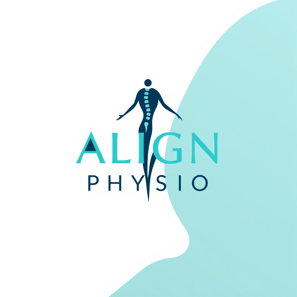 Main logo studio: Align Physio- want emphasis on AG.. I am a physio that treats all joints. I love peacock green, There is no Align or AG in that logo no bad, add some 