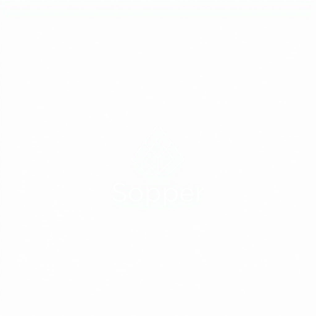Minimalist Logo idea: minimalist logo, simple geometric mark for logo sopper application , flat vector, clean lines, centered, solid white background, lots of negative spac