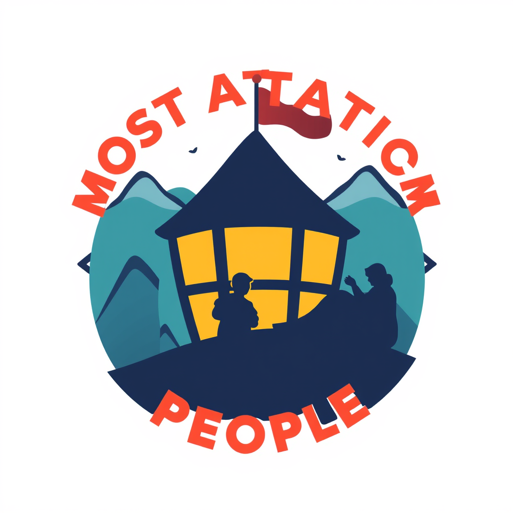 Main logo studio: Most attractive attraction to people logo