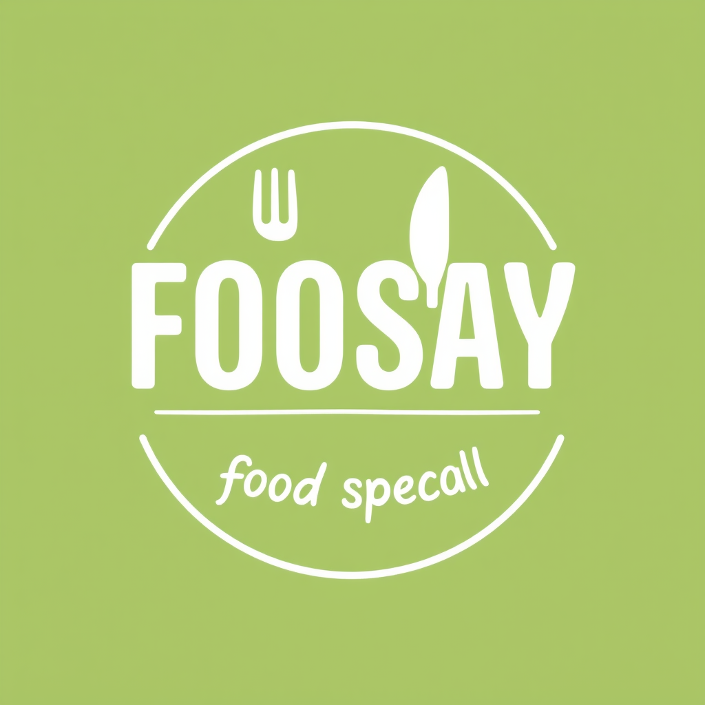 Main logo studio: navrhni logo pro aplikaci FOOSAY food specials around you, líbila bi se mi lupa a pánev do sebe kombinovaná