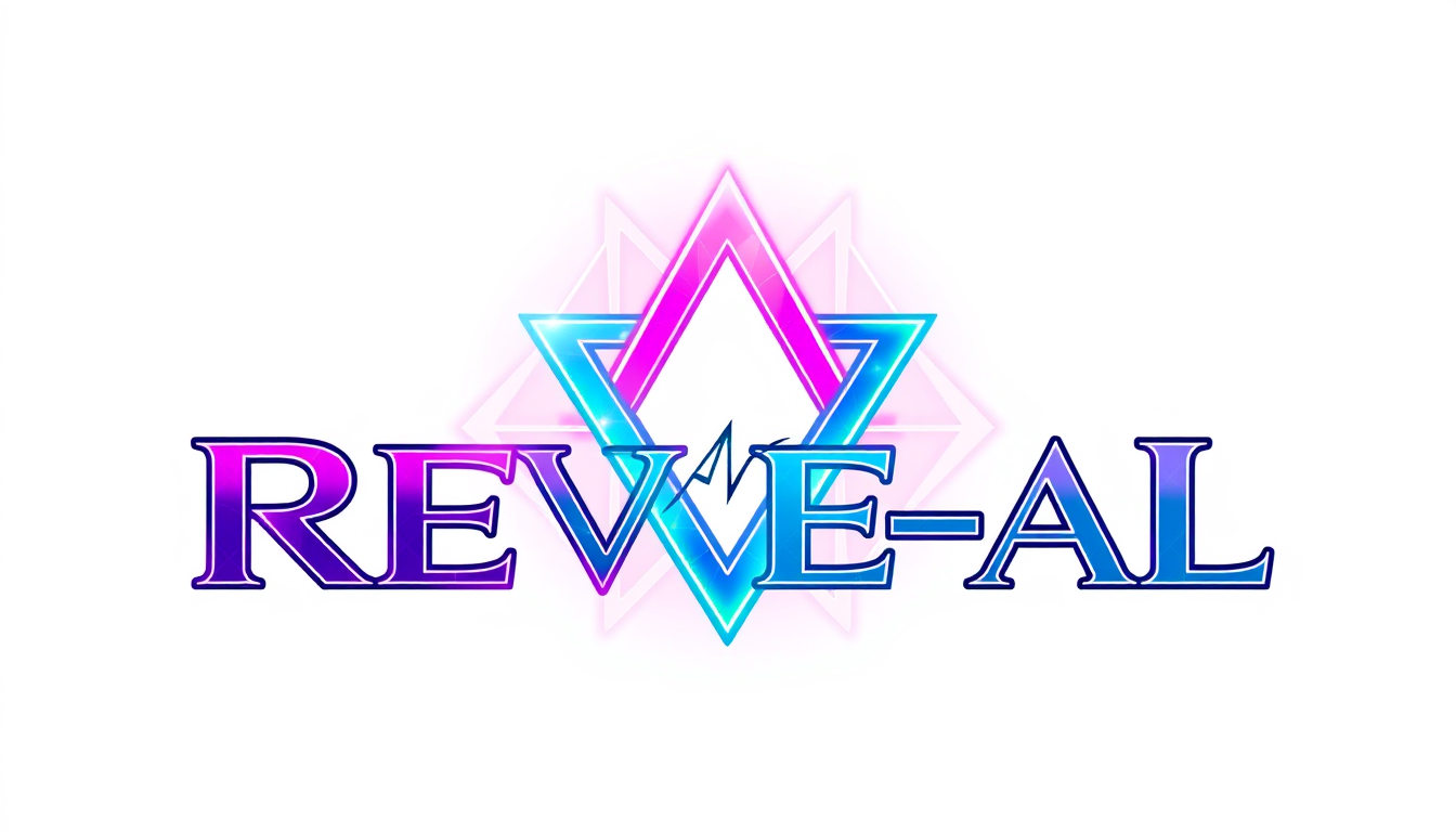 Main logo studio: REVE-AL Unit Logo Design REVE-AL consists of three members representing distinct types, color palettes, and thematic inspirations rooted in elegance, 