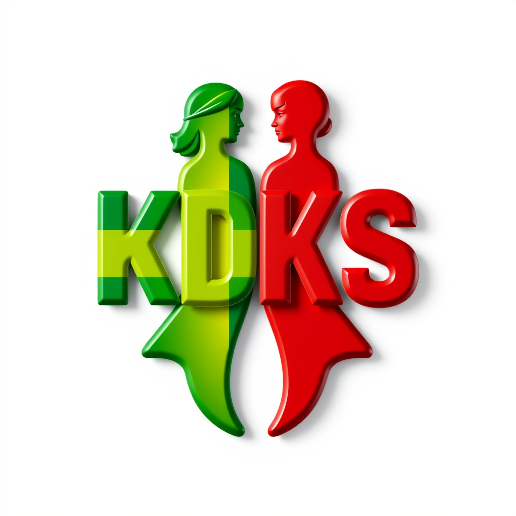 3D Logo idea: 3D logo for logo för en ideell kvinnoförening namn: Kurdiska diasporans kvinnoförening i Sverige förkortning: KDKS den kurdiska och den svenska flagga