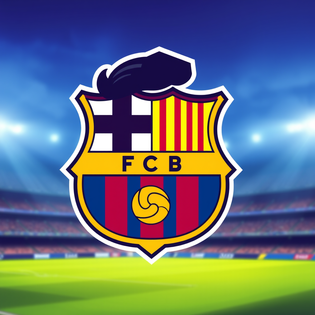 Main logo studio: Se llama LeoBar y es del Barça busco hacer un logotipo paa una foto de perfil pero que no se vea una ersona