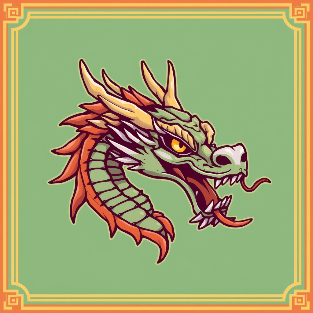 Main logo studio: dragon head