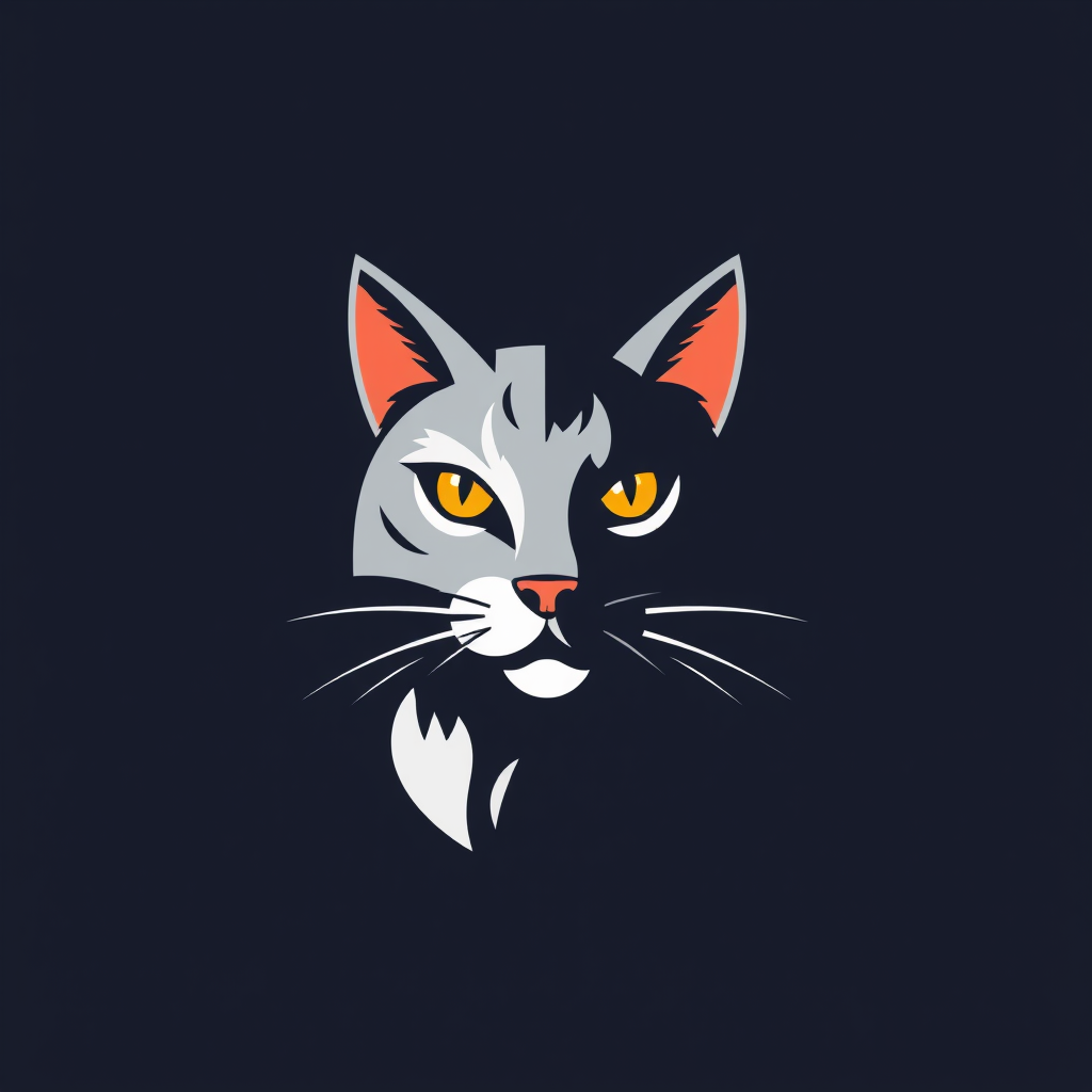 Main logo studio: Create a cat logo. Format: JPG File size: 1.5MB min and 250MB max. Preview resolution: 4MP min and 100MP max. Color modes: sRGB, Adobe RGB, ProPhoto R