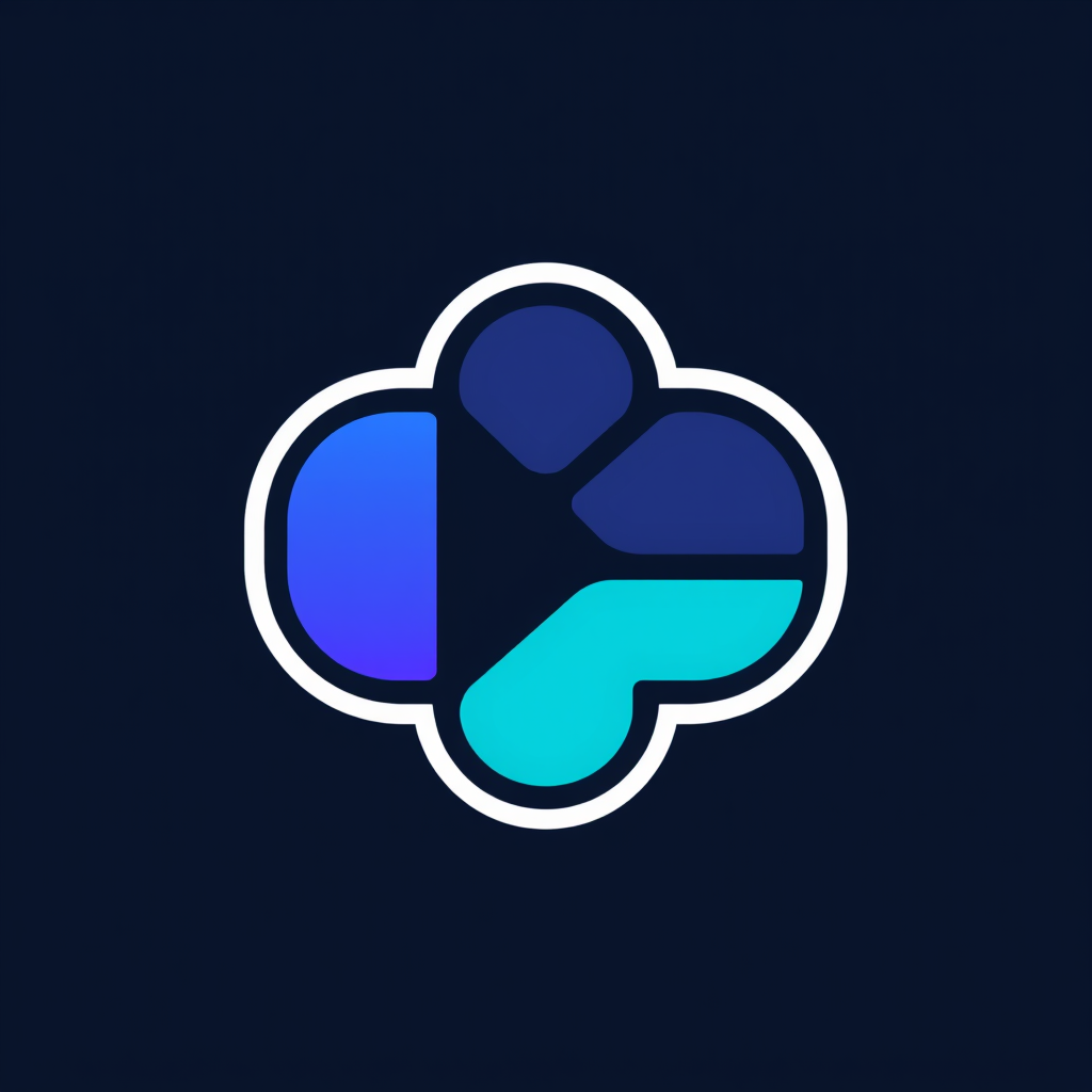 Main logo studio: Create a unique symbolic logo for a modern movie & TV discovery app. SYMBOL ONLY: absolutely NO text, letters, initials, numbers, or typography. Combi