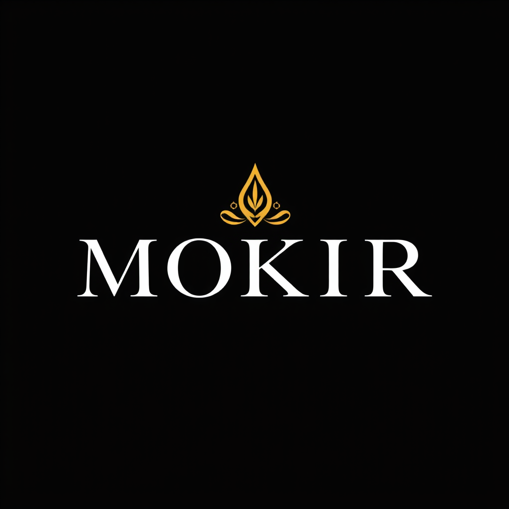 Main logo studio: MOKIR jwellery brand logo, make it luxury, make it small but yet classy and luxury