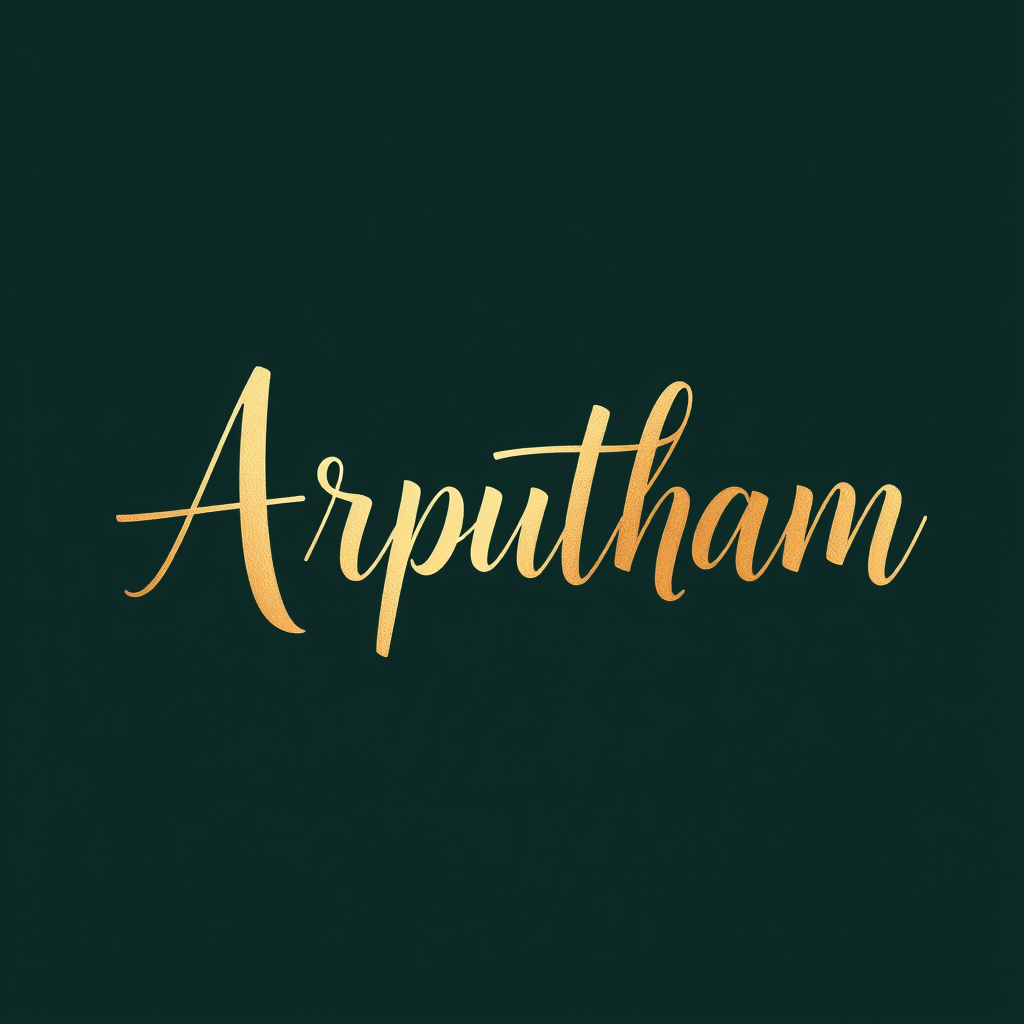 Main logo studio: Use elegant, flowing, artistic handwritten calligraphy with beautiful and violet colour curves and refined strokes. Make it look like a high-end fashi