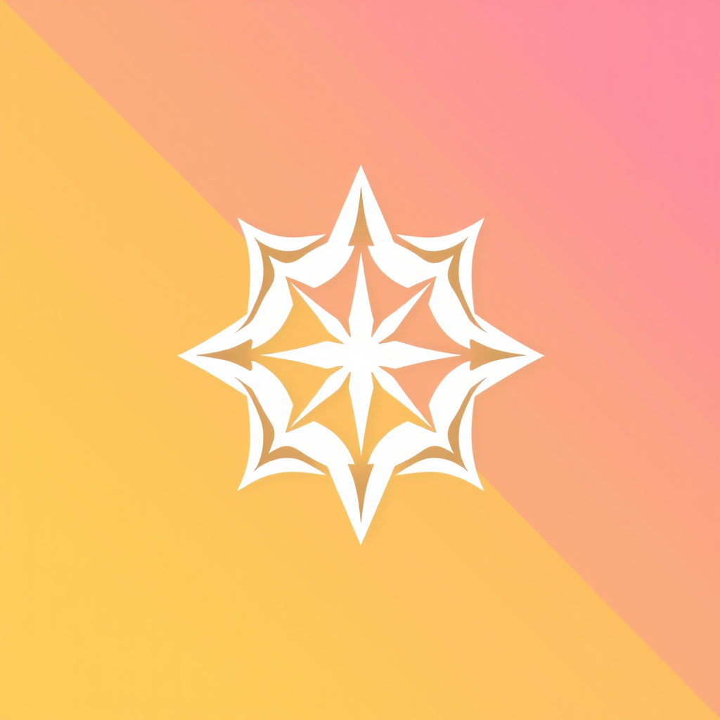 Main logo studio: Fait moi un logo avec 4 étoiles au dessus, les 2 couleurs du logo sont le blanc et le dorés et les étoiles sont seulement en doré. J'aimerais que dans