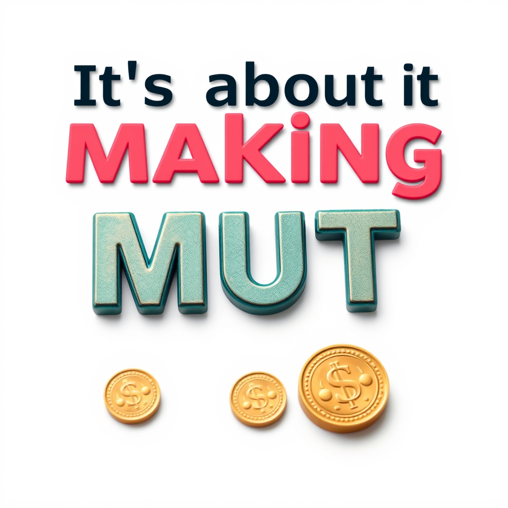 Main logo studio: Its about making coins. My Name it MuT Accountant. I need that to be the wording with some creativity with coins in it. Colors that stand out