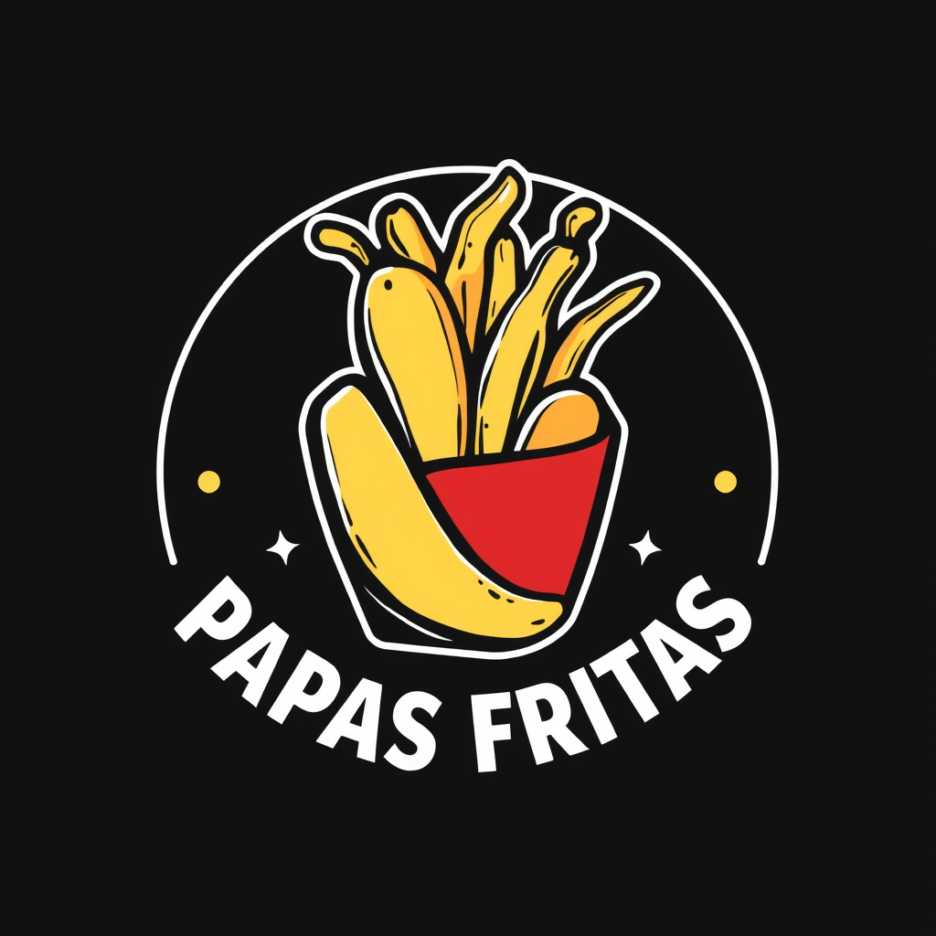 Main logo studio: QUIERO UN LOGO DE PAPAS FRITAS