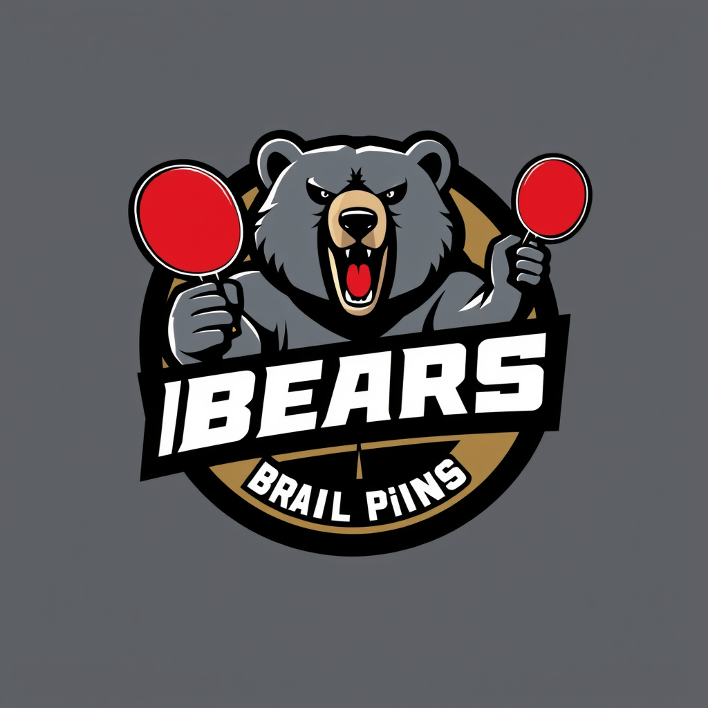 Main logo studio: Make a logo for a ping pong team called the Berlin Bears