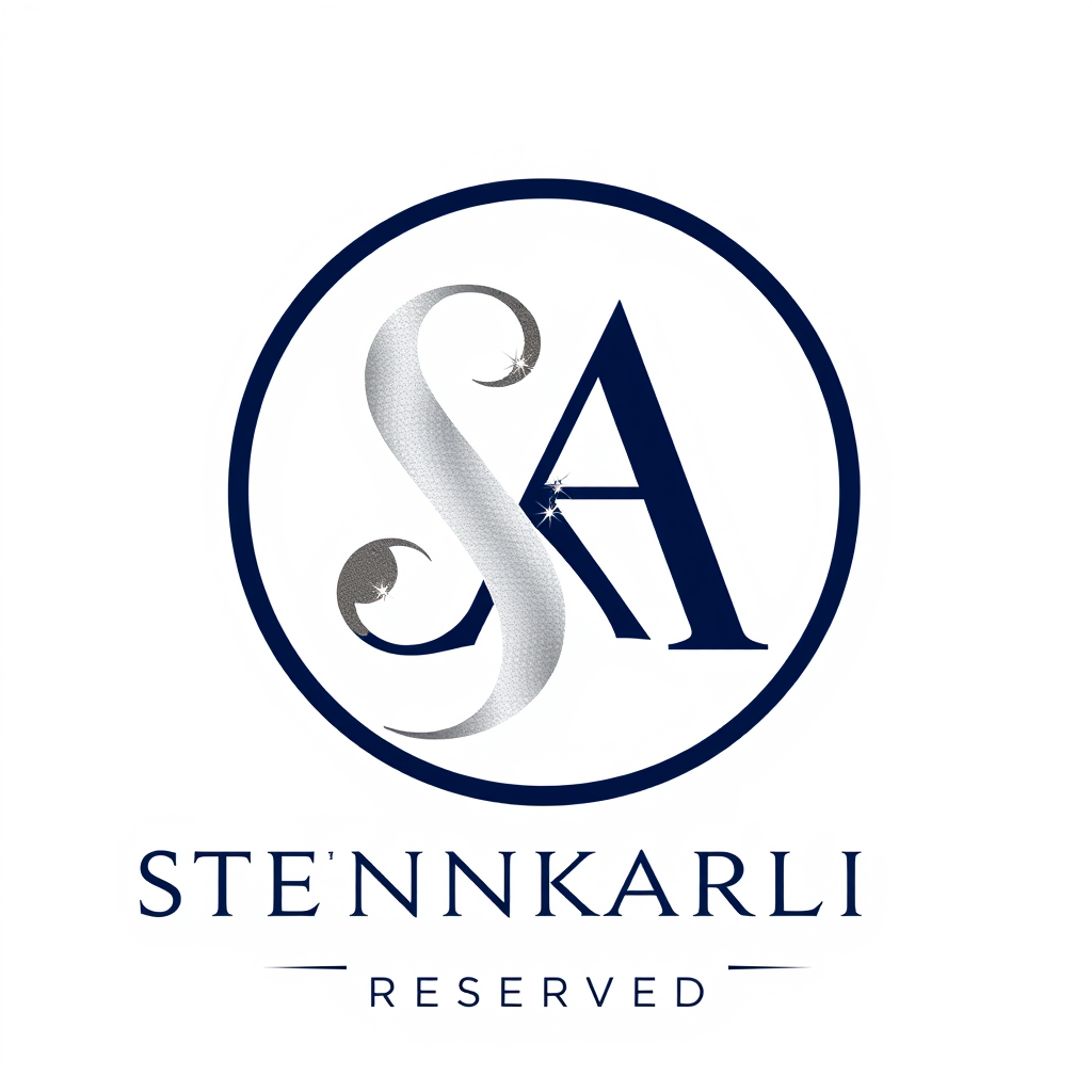 Monogram Logo idea: monogram logo combining the letters Make a logo for styling business called steinkardi allure don't mention the business name at all use these words i