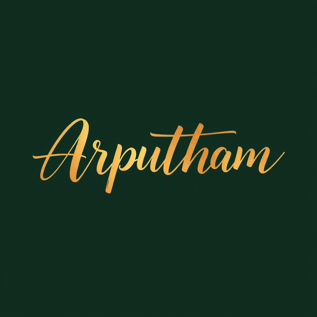 Main logo studio: Use elegant, flowing, artistic handwritten calligraphy with beautiful and violet cplour curves and refined strokes. Make it look like a high-end fashi