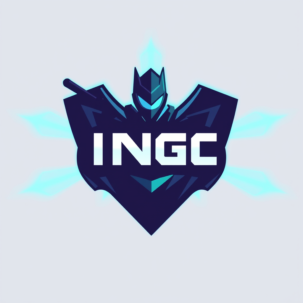 Main logo studio: Logo para criador de jogos no dreams chamado ING_C com _ não : ,queria uma vibe mais futurista gaming pode ser com mais coisas atrás também