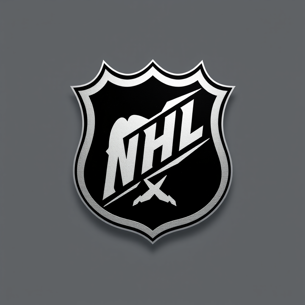 Main logo studio: Create logo Росомаха NHL logo style