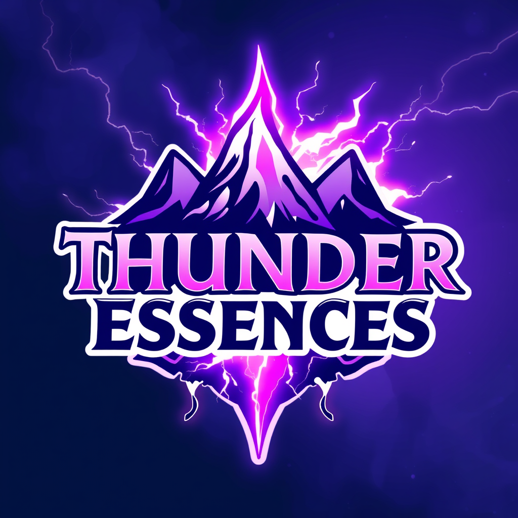Main logo studio: create a logo with thunder essences