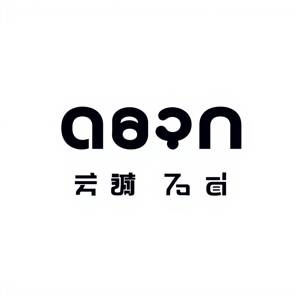 Wordmark Logo idea: wordmark logo of Ονομα Ενδοξος ,μαυρο κοκκινο και ενας λυκος , bold clean typography, flat vector logo, centered, solid white background, high contras