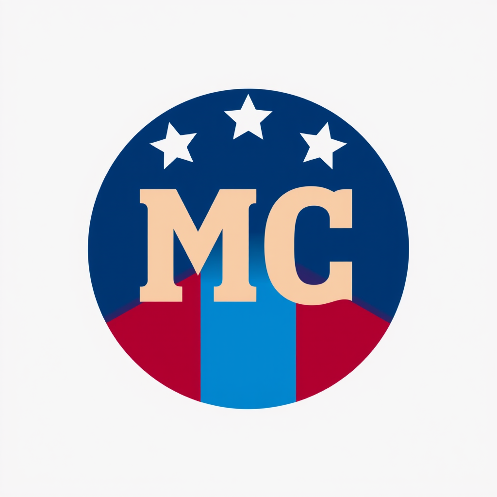Main logo studio: Logo minimalista y moderno para una marca deportiva. Crear un símbolo circular o compacto, sin forma de escudo. Combinar de manera elegante las letras