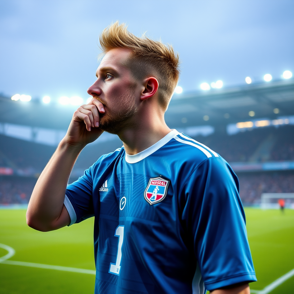 Main logo studio: Den skal være på tiktok profilbildet mitt, det er en fotball news konto, den skal se clean ut men bra