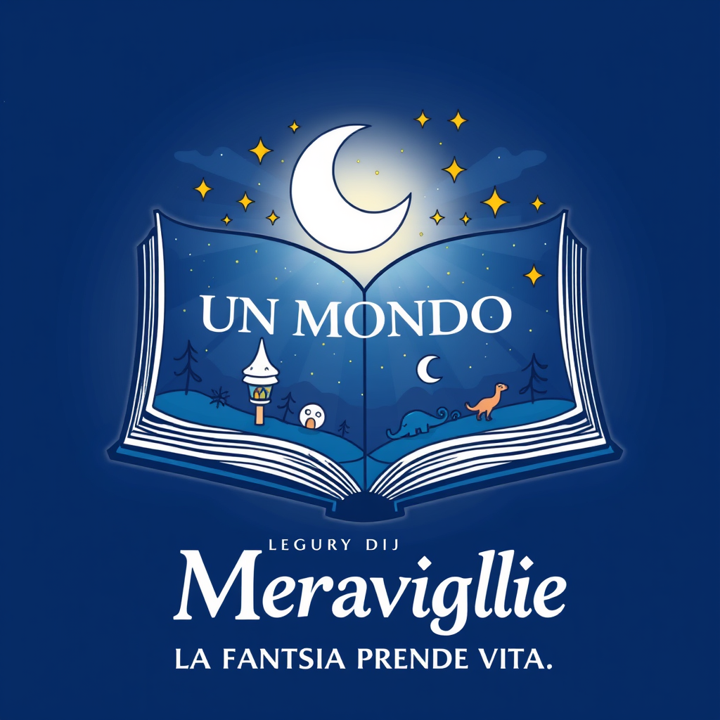 Main logo studio: Crea un logo professionale, originale e raffinato per una collana editoriale di libri illustrati e da colorare per bambini. Nome esatto: UN MONDO DI M