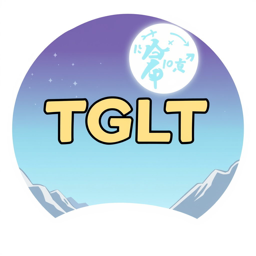 Main logo studio: name is "TGLT" in japan style