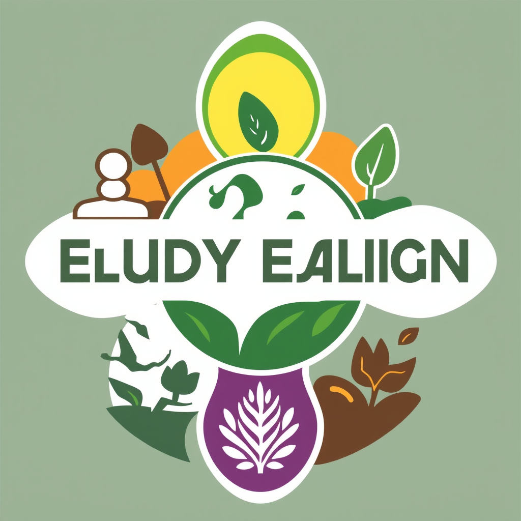 Main logo studio: My logo should have Health, Education, Environment, and Agriculture features.