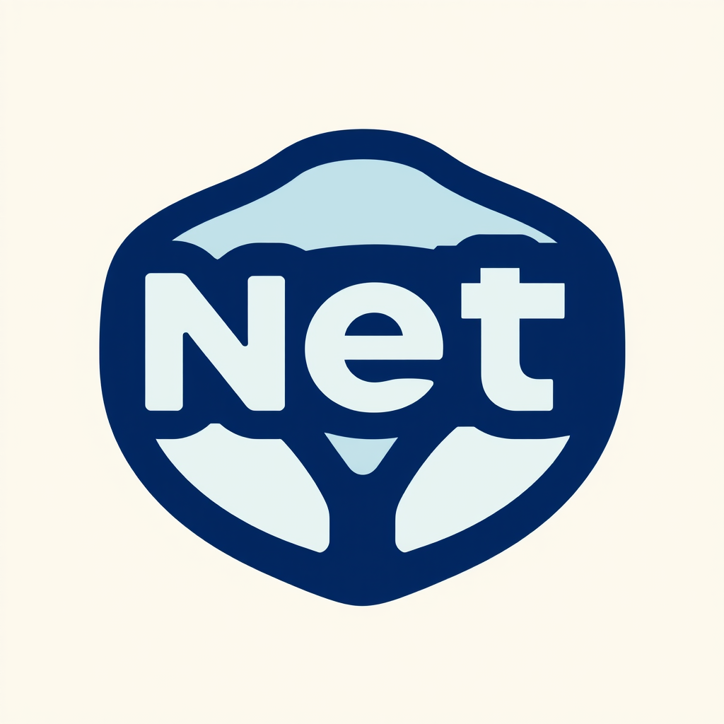 Main logo studio: make a bright and beuitfull logo for a padel compani called net. it should be able to fit tiktok instagram and more, make it look like its for welthy
