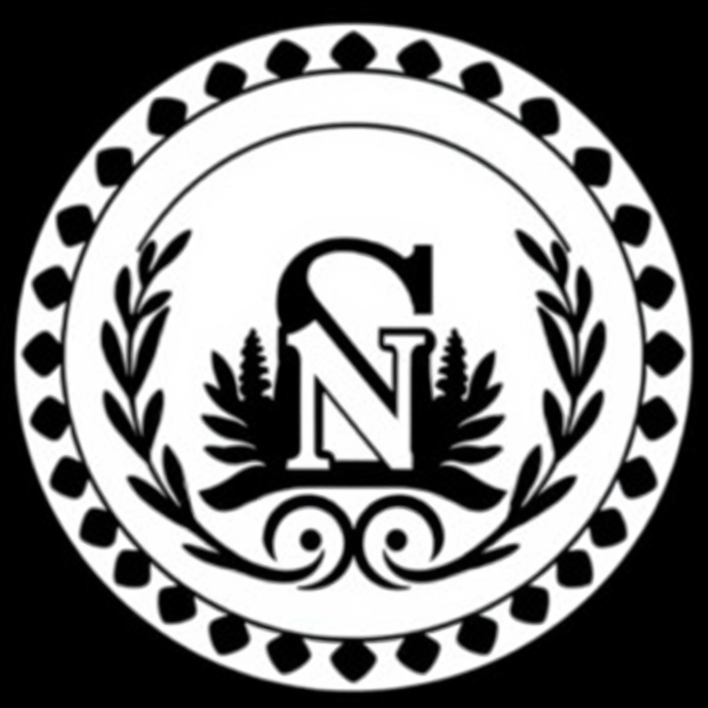 Main logo studio: S e N monogram