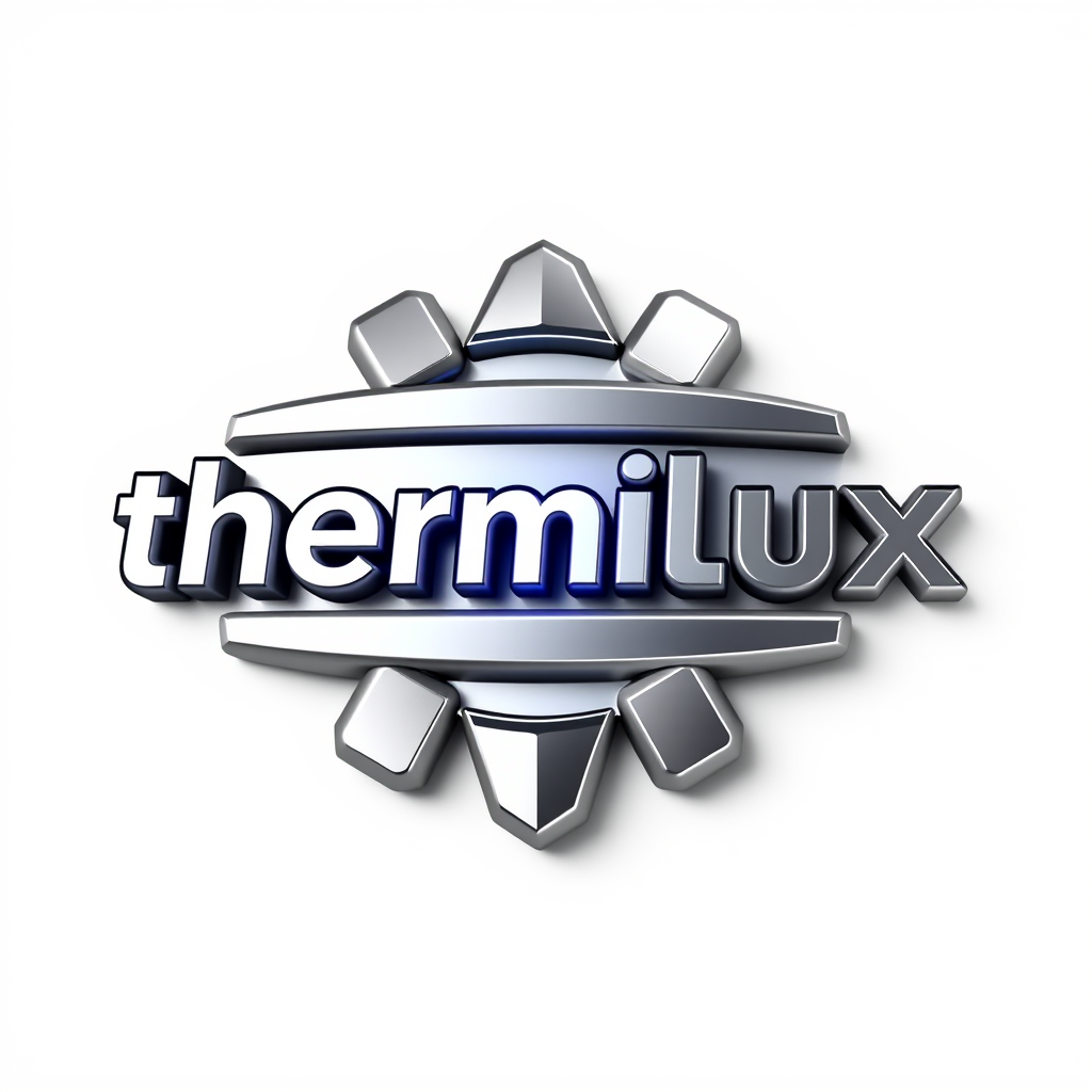 3D Logo idea: 3D logo for tu es un expert en design et je veux que tu ne crées un logo professionnel et fancy sur la thématique de la thermique des bâtiments. le no