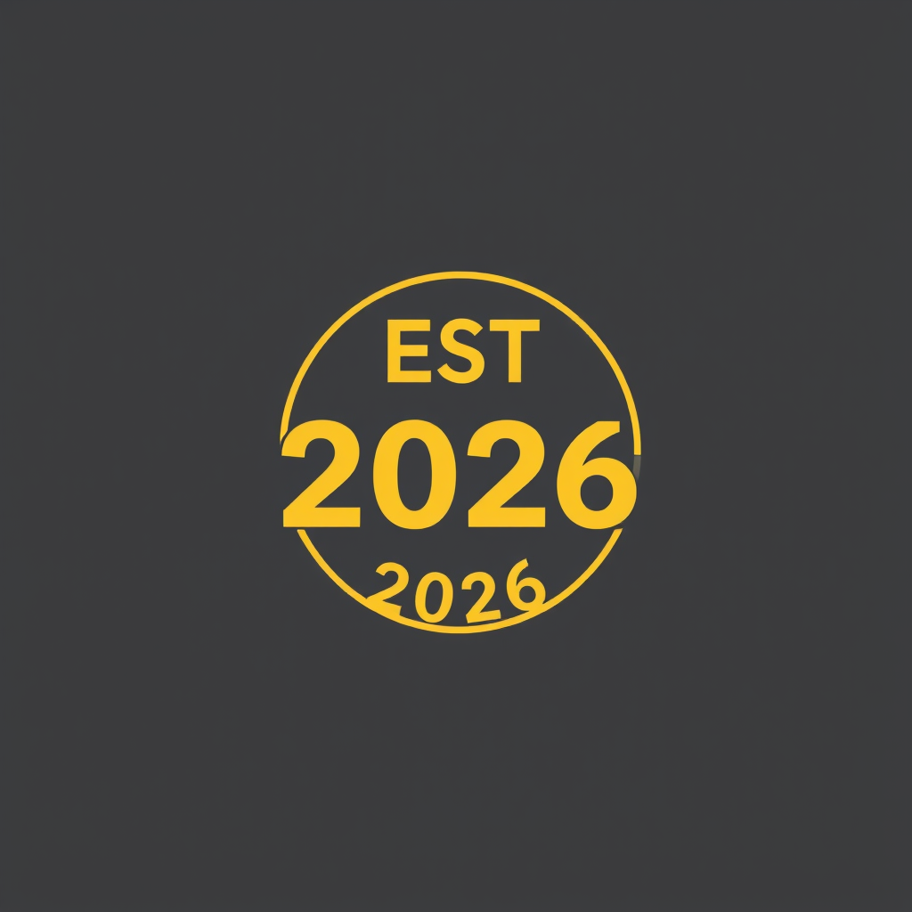 Main logo studio: gold EST 2026