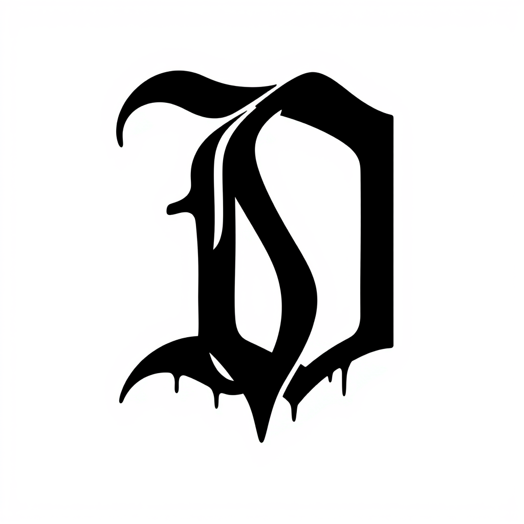 Monogram Logo idea: monogram logo combining the letters Create an original BD monogram for a premium streetwear brand. Merge B and D into one bold, recognizable symbol. S